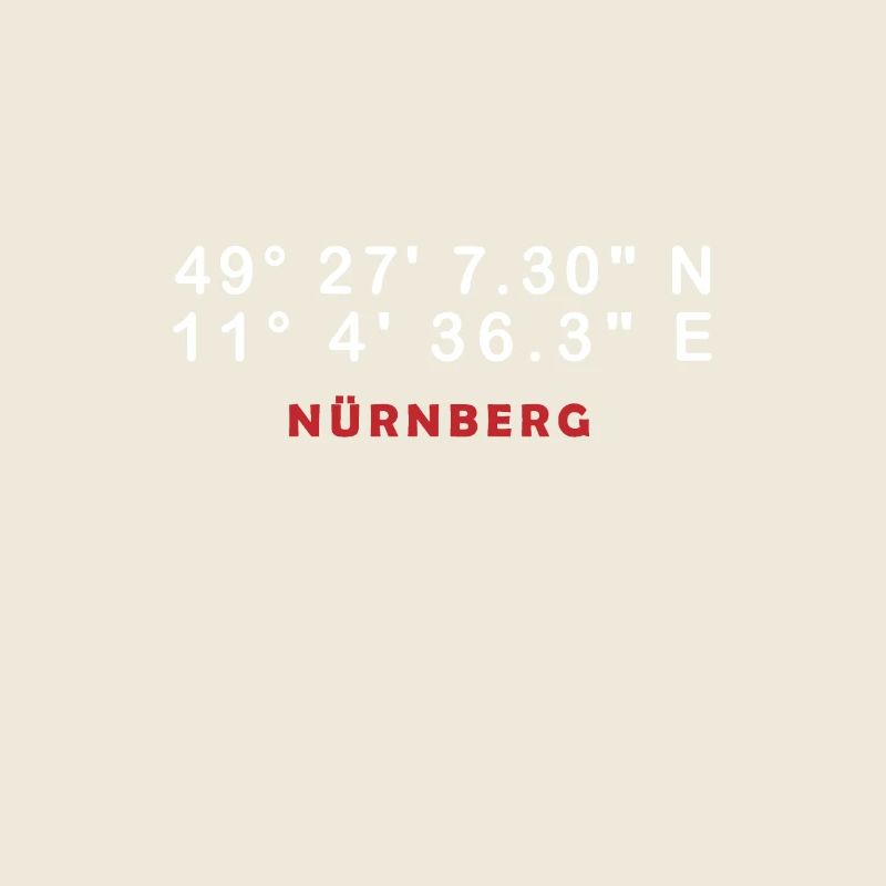 Nuremberg Coordinates Emblem