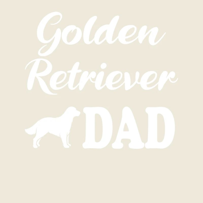 Golden Retriever Dad Spruch Geschenk