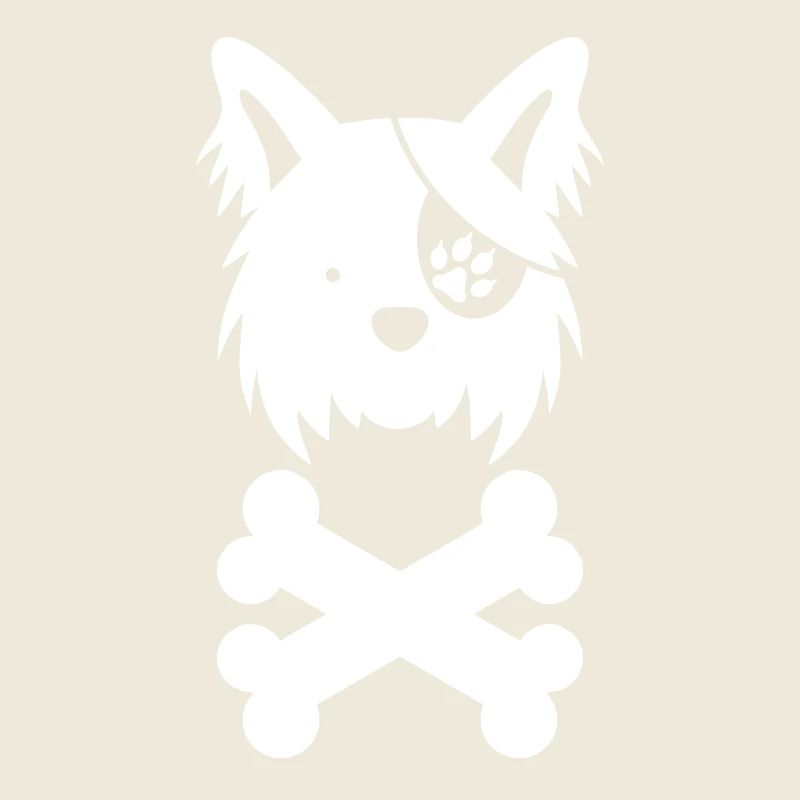 Design de pirate de chien de mer