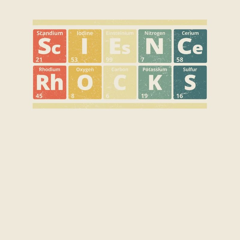Science Rocks | Geschenk Chemie Wissenschaft