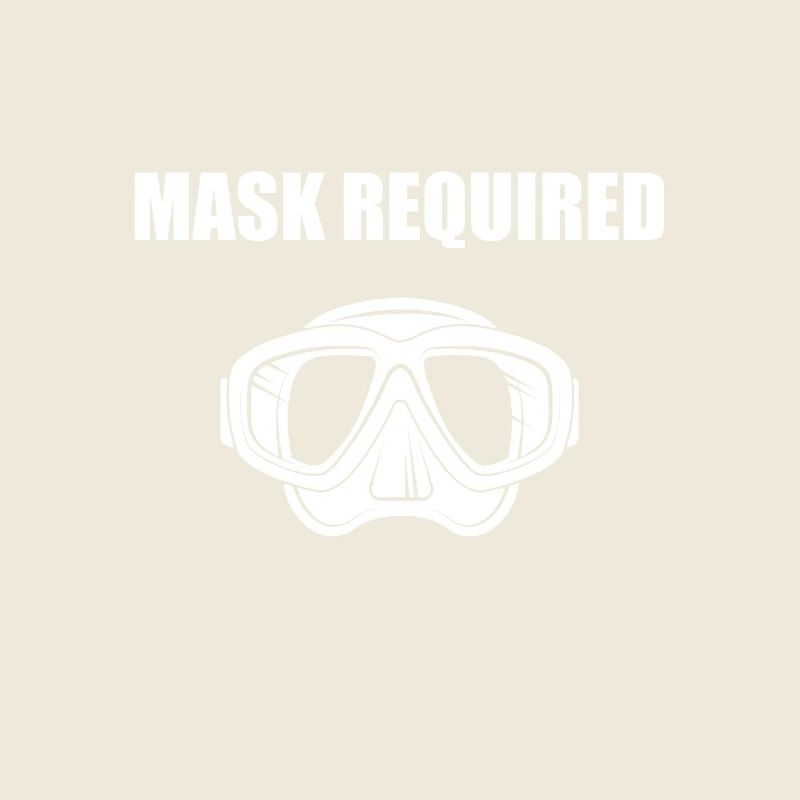 masque de plongée drôle de plongeur requis idée cadeau