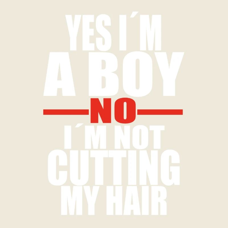 Citation de cheveux longs garçon