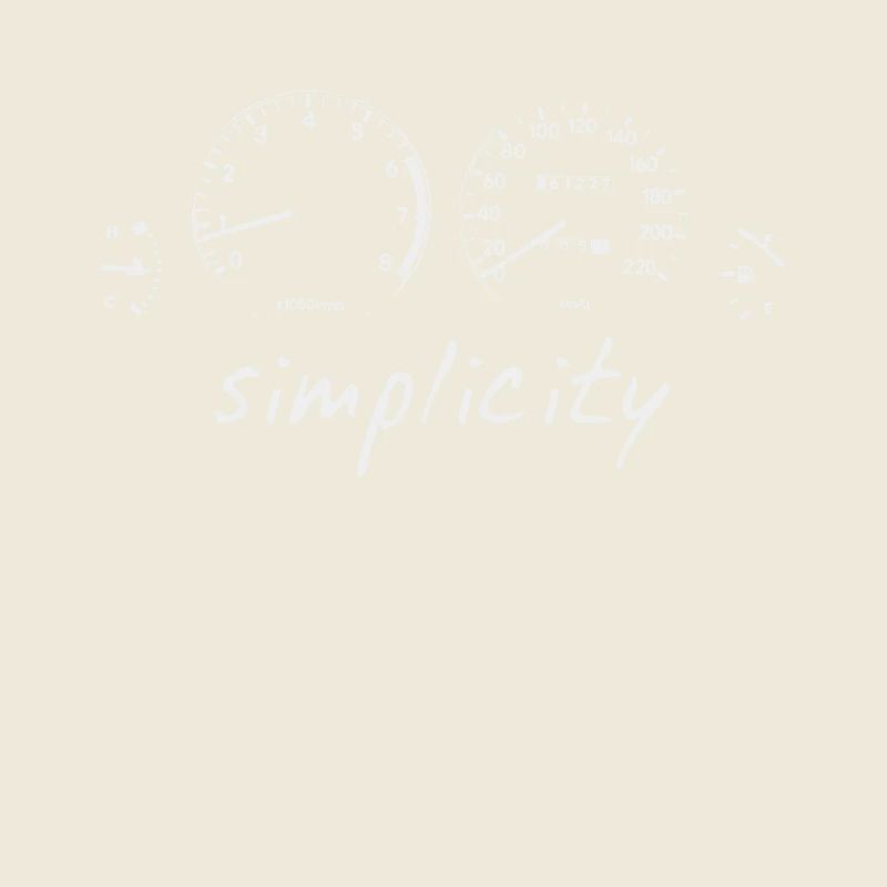 Indicateur de vitesse de simplicité