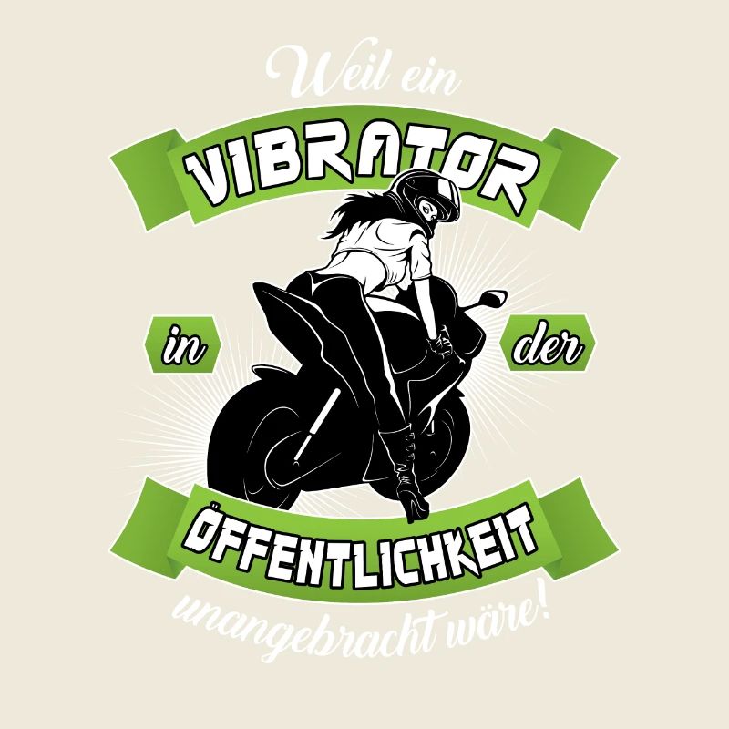 Bikergirl mit Vibrator