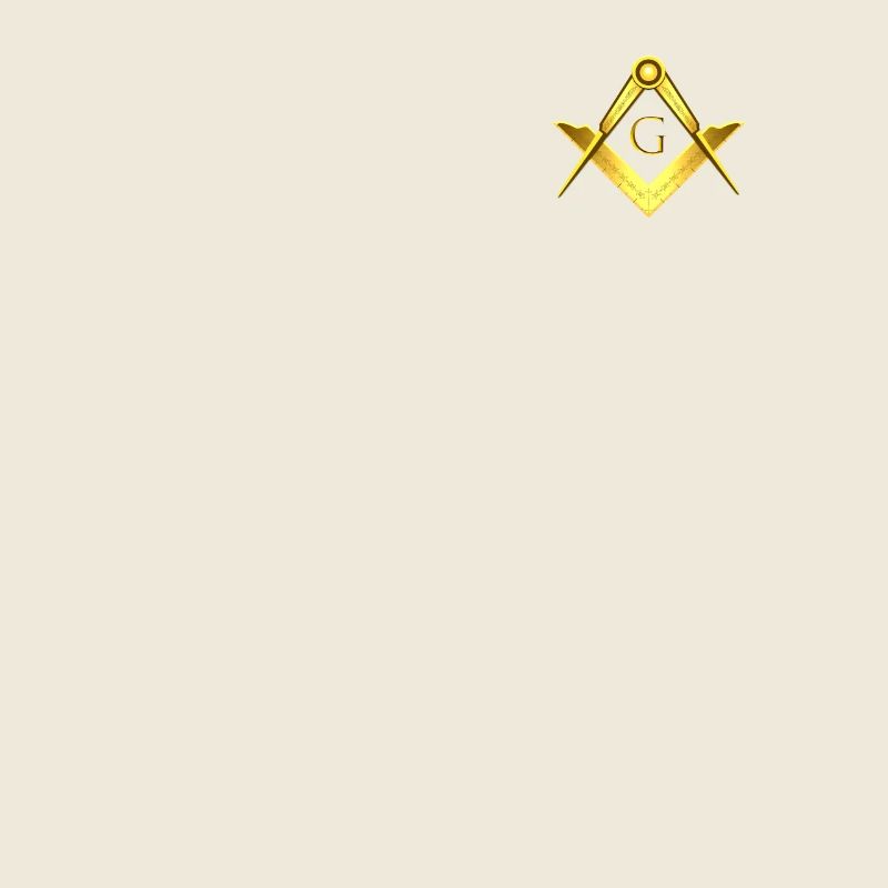 Masonic symbol angle compass gold freemasonry