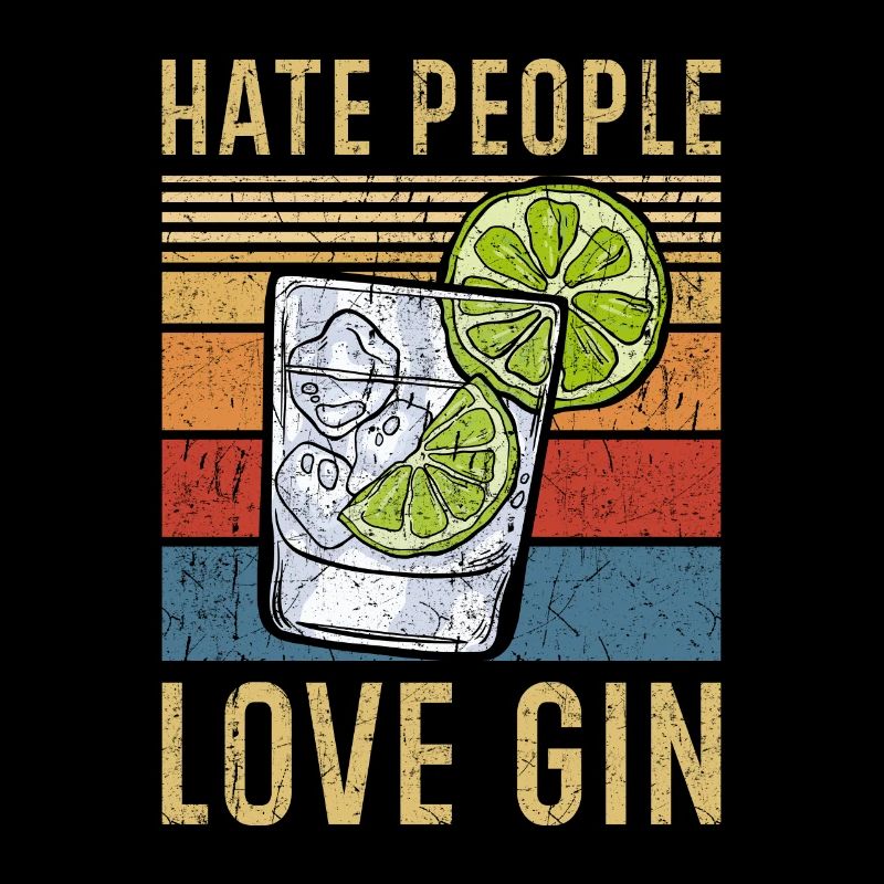 Gin disant cadeaux de gin