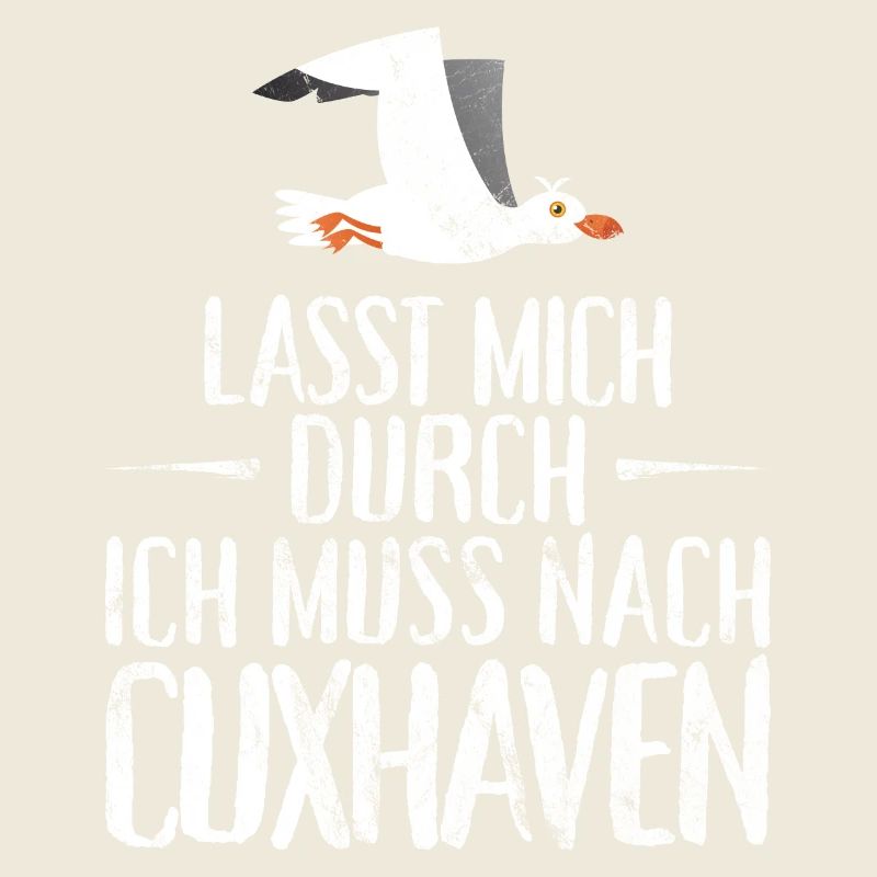 Lasst mich durch ich muss nach Cuxhaven Möwe