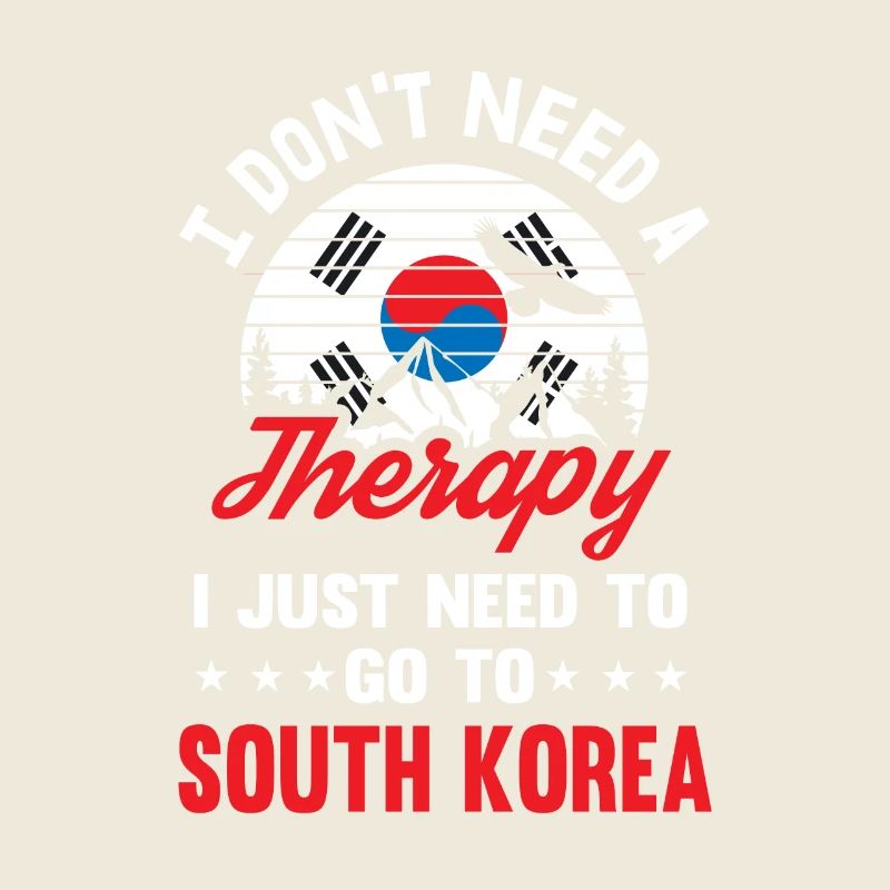 Corée du Sud thérapie South Korea Rétro cadeau