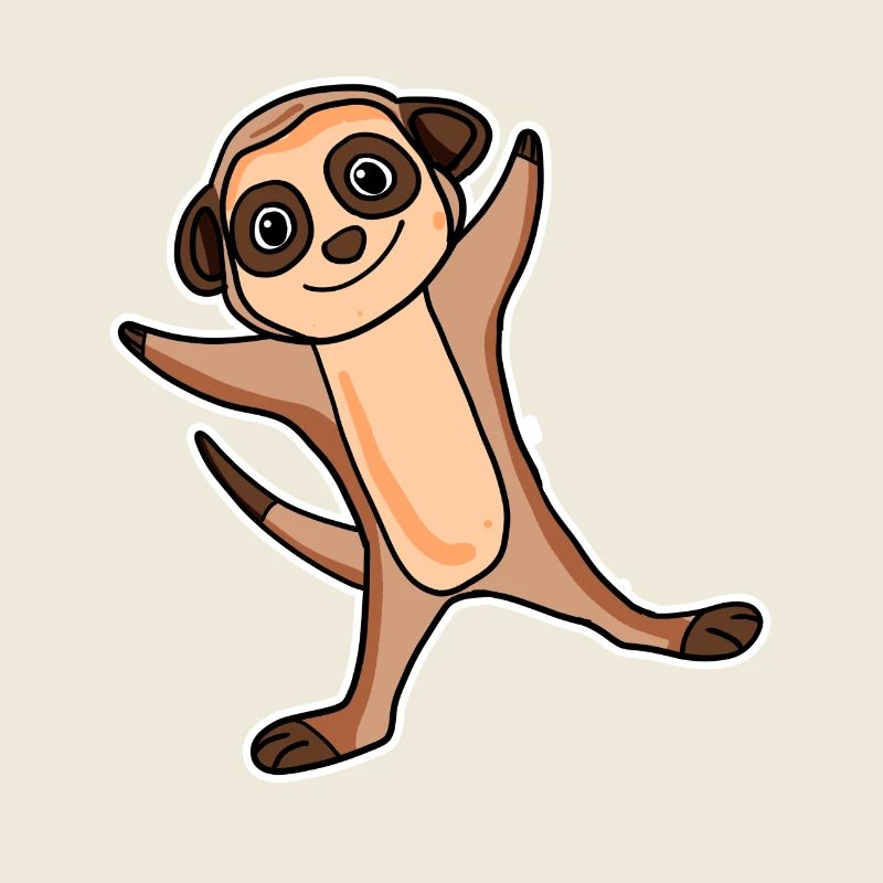 Sticker suricate