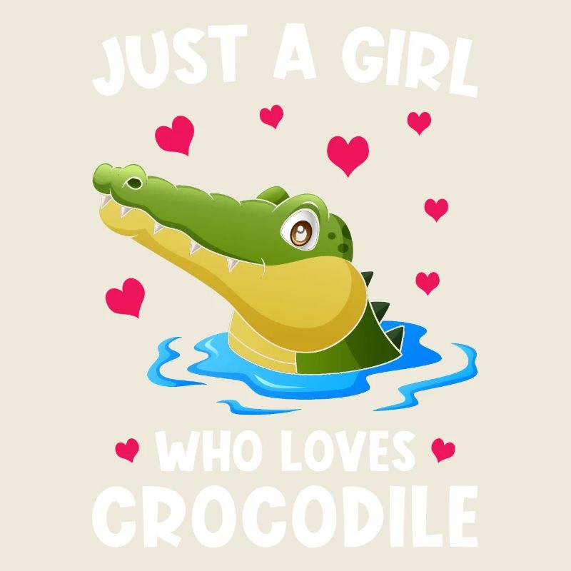 Krokodil Niedlich lustiger Spruch