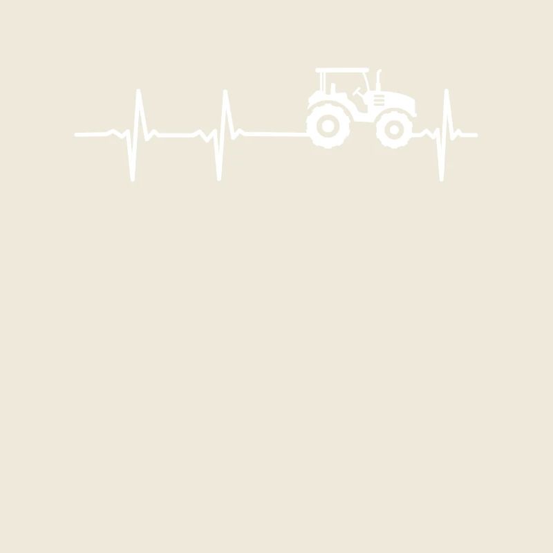 Traktor Herzschlag Trekker Bauer Feld Geschenk
