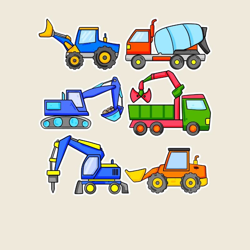Construction site vehicles