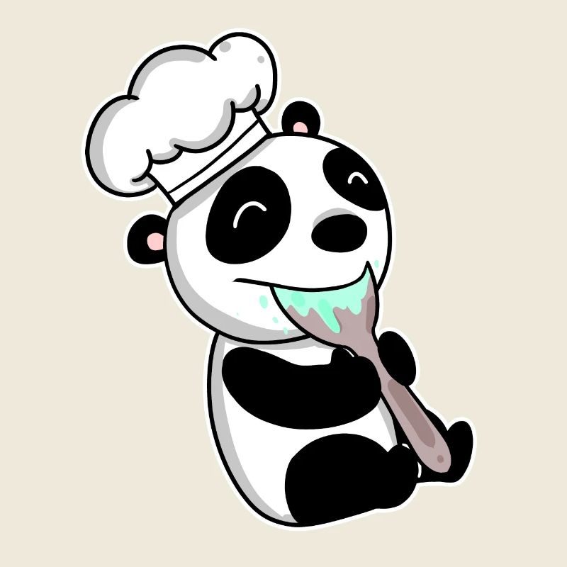 Panda bouillant bébé