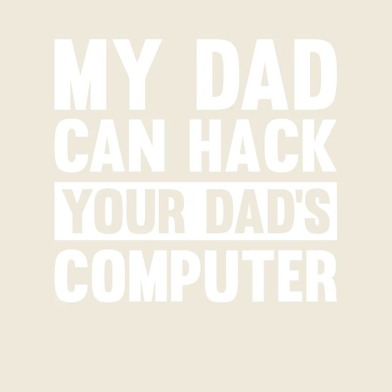 Hacker Code Ordinateur papa Sort cadeau