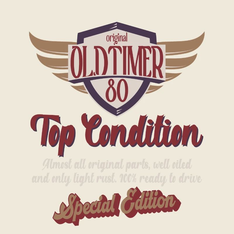 80 ans oldtimer Top État 80e anniversaire