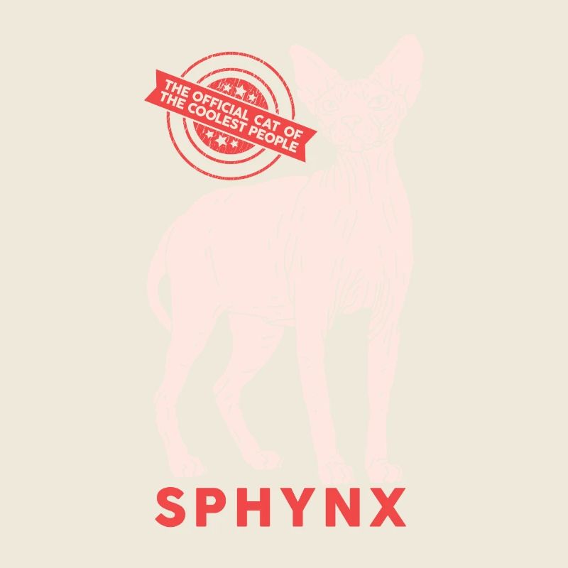 Sphynx Katze Sphinx Katzenbesitzer Geschenk