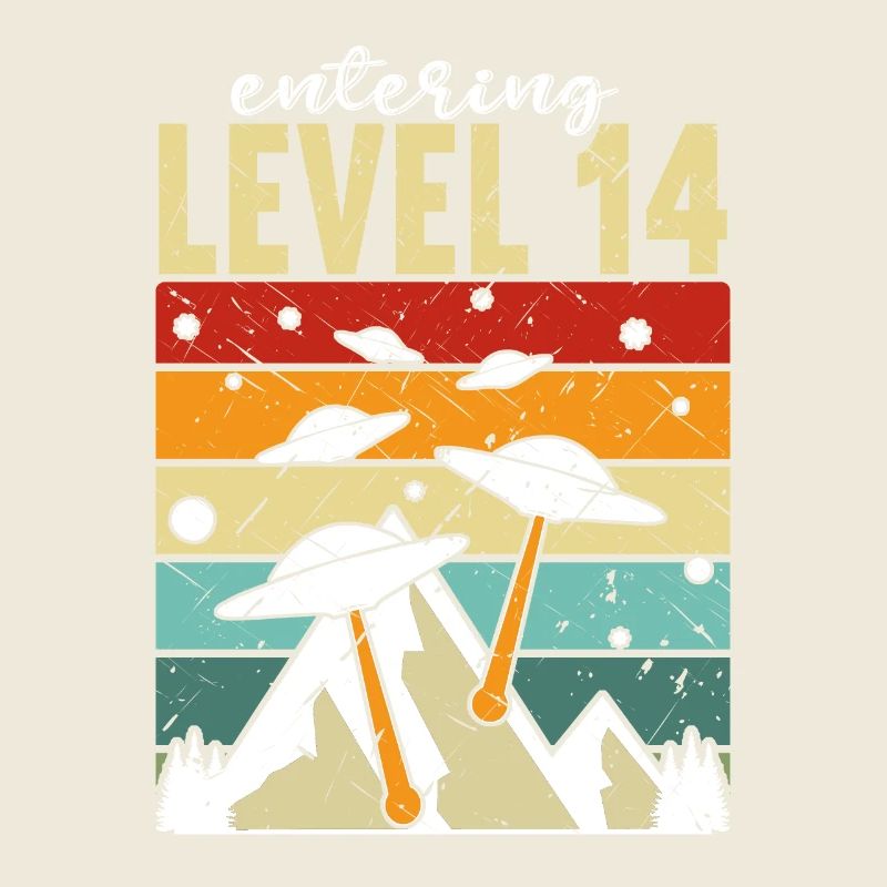 Level 14 Gaming Controller 14. Geburtstag