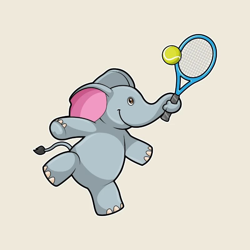 Elephant Tennis Racket