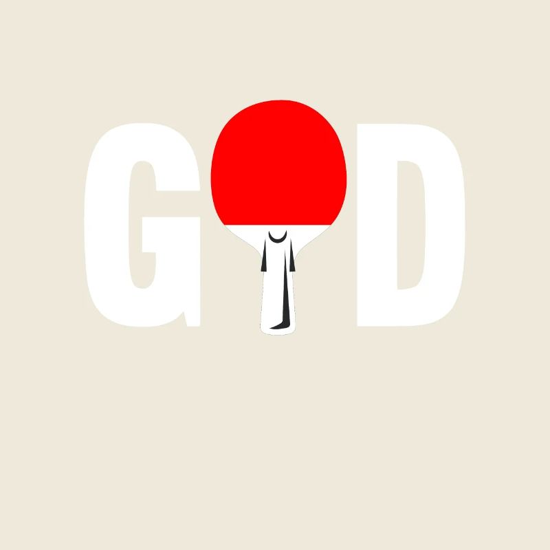 Joueur de ping-pong Joueuse de ping-pong God