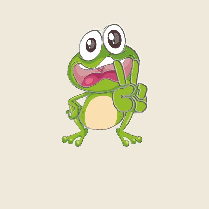 Frosch lustig
