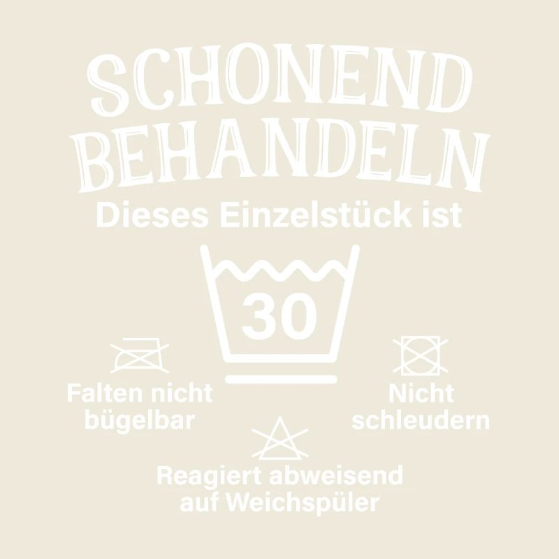 Schonend Behandeln Dreißig Geschenk 30. Geburtstag