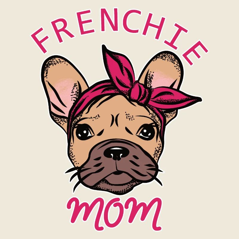Frenchie Mom bouledogue français avec boucle