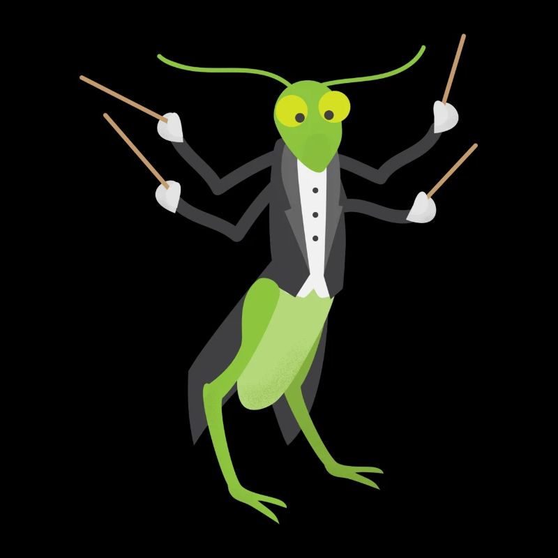 Der Grashüpfer gibt den Ton an - Dirigent