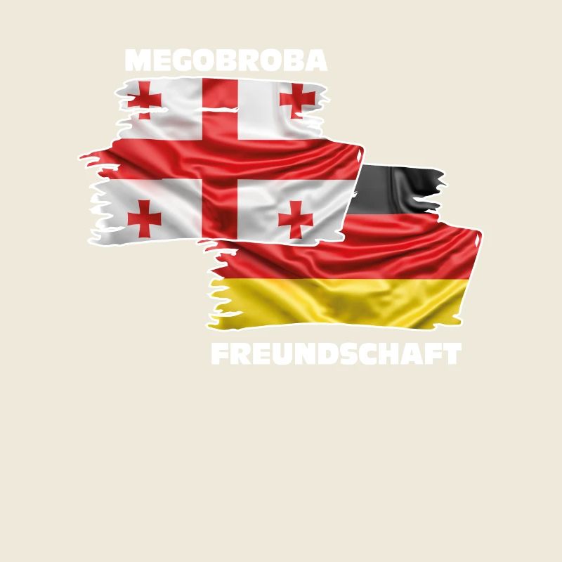 Géorgie Allemagne Drapeau Amitié