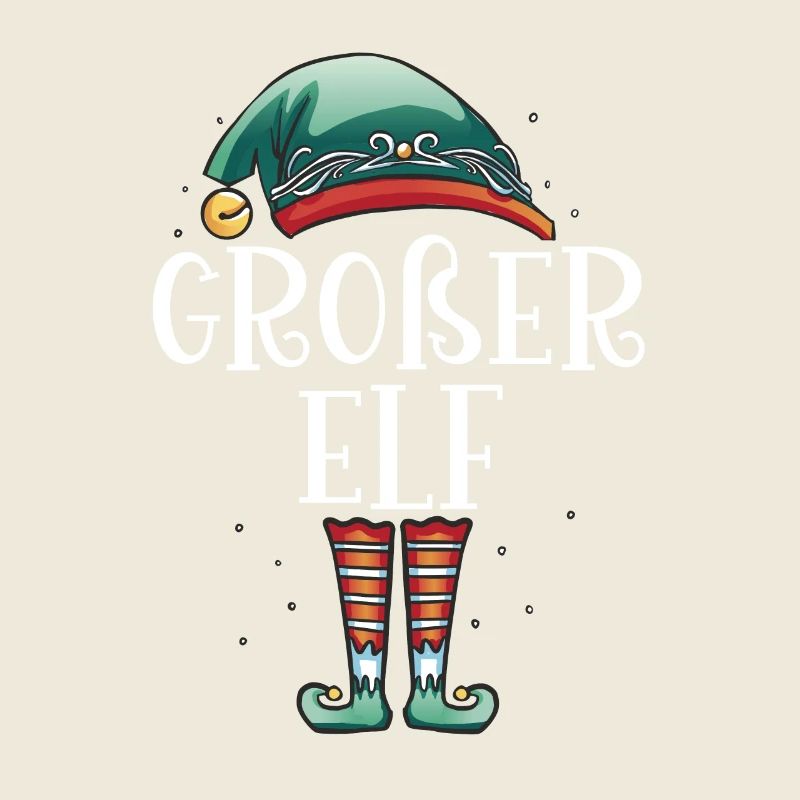 Weihnachten Partnerkostüm Großer Elf Elfe Elfen