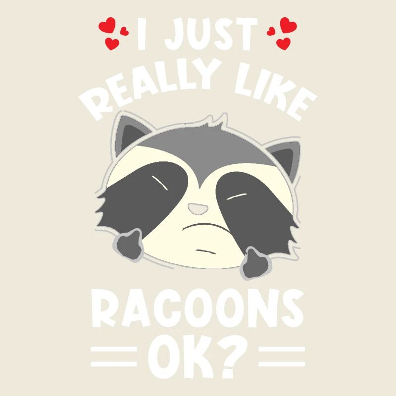 Raton laveur Dire que j’aime vraiment Raccons ok