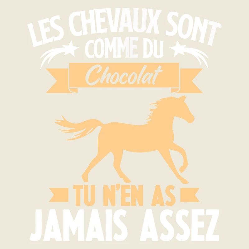Les chevaux sont comme du chocolat