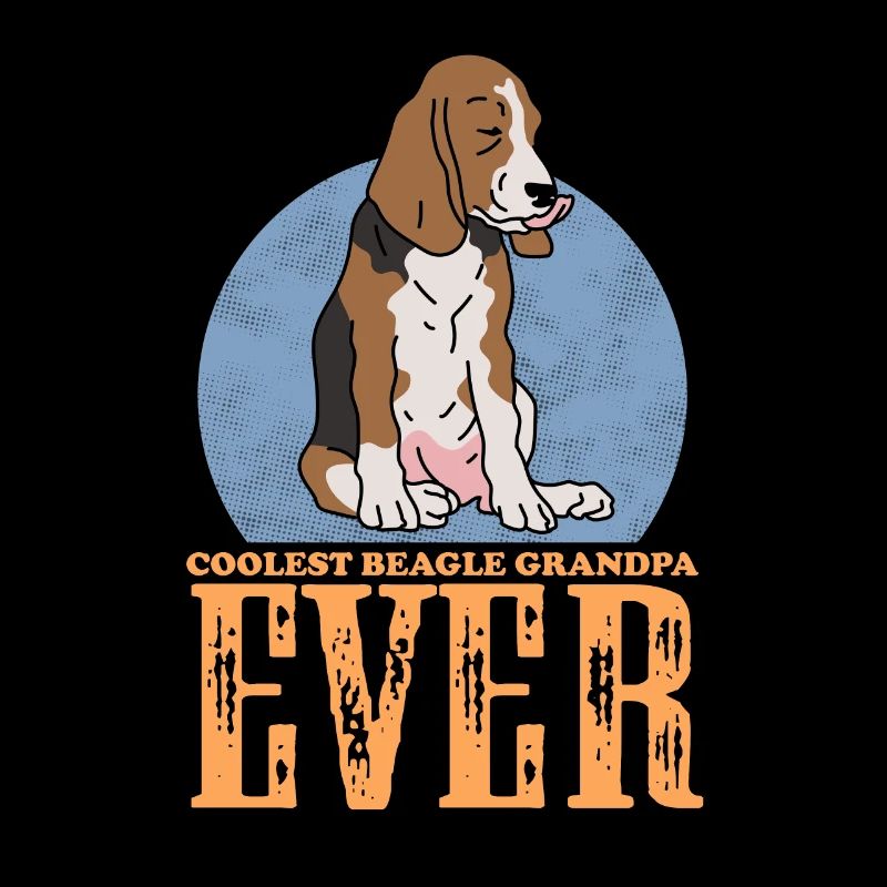 Beagle Grandpa Herrchen Hundebesitzer Geschenk