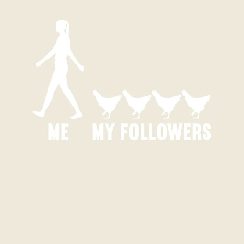 Me and my followers farmer chicken chickens