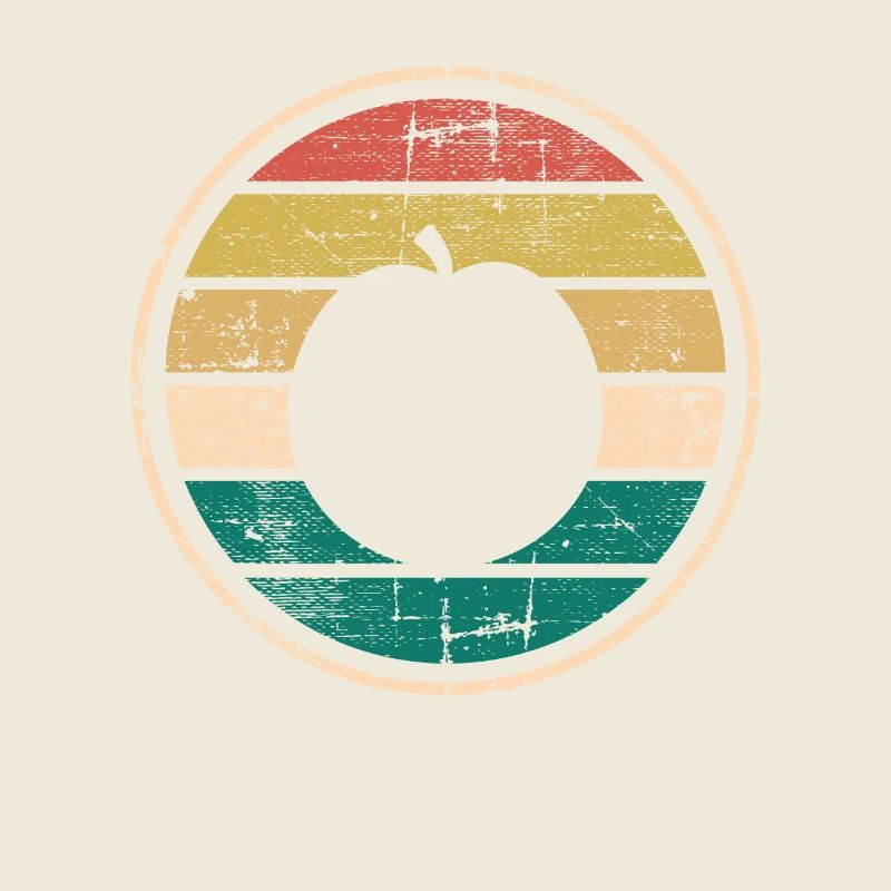Apricot Fruit Lover Retro Veggie Diet Gift idea