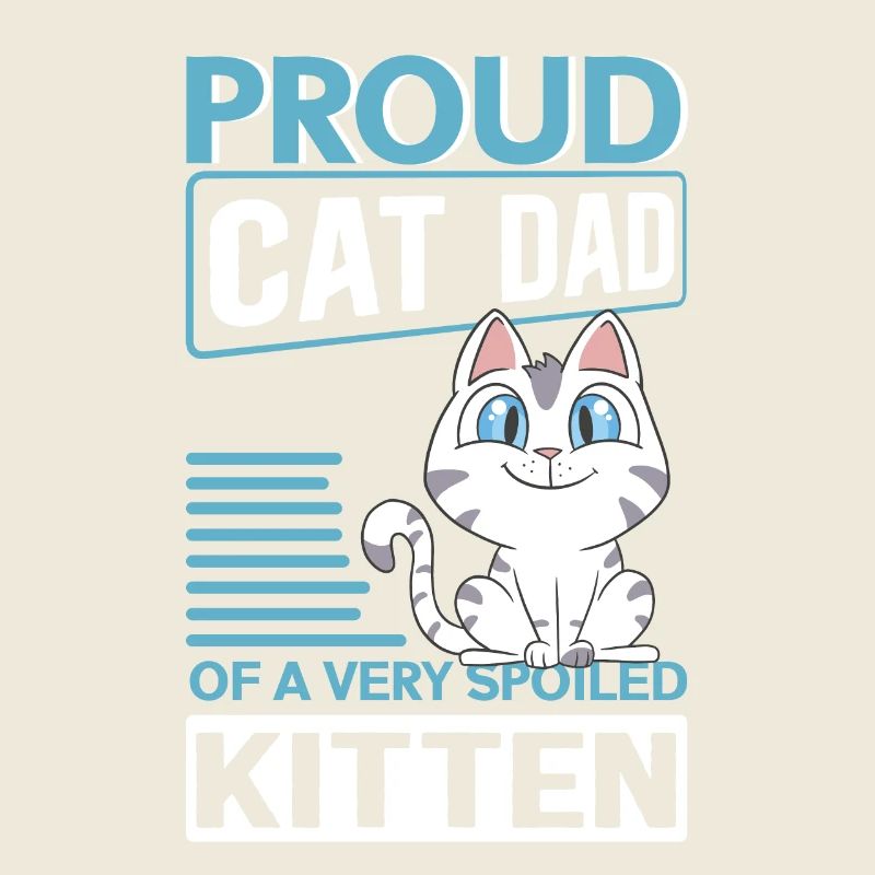Katzenpapa Katzenbesitzer Kätzchen Katze Geschenk