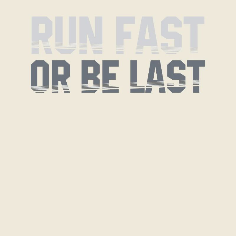 Schnell laufen oder der letzte Läufer sein