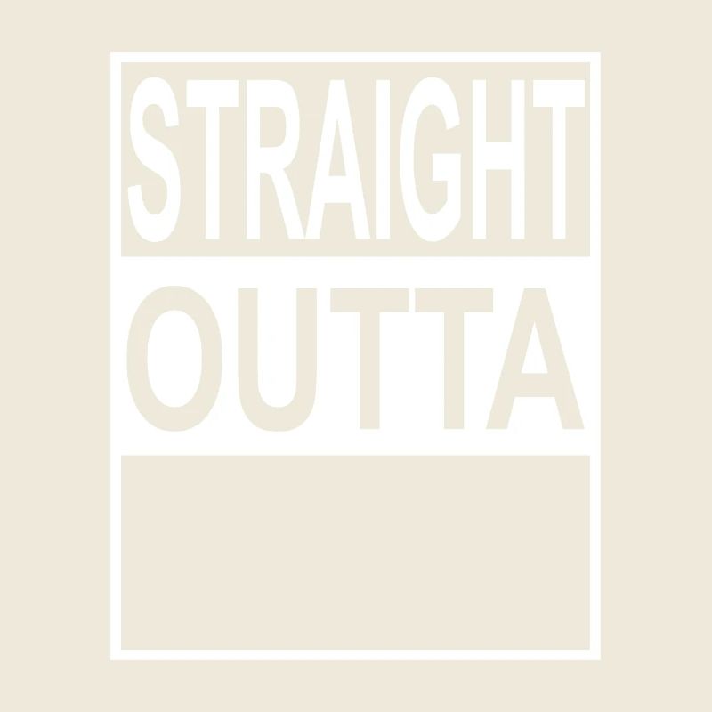 Modèle Straight outta