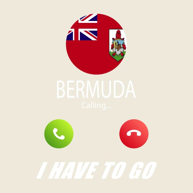 Bermuda ruft an Lusiger Flaggen Spruch