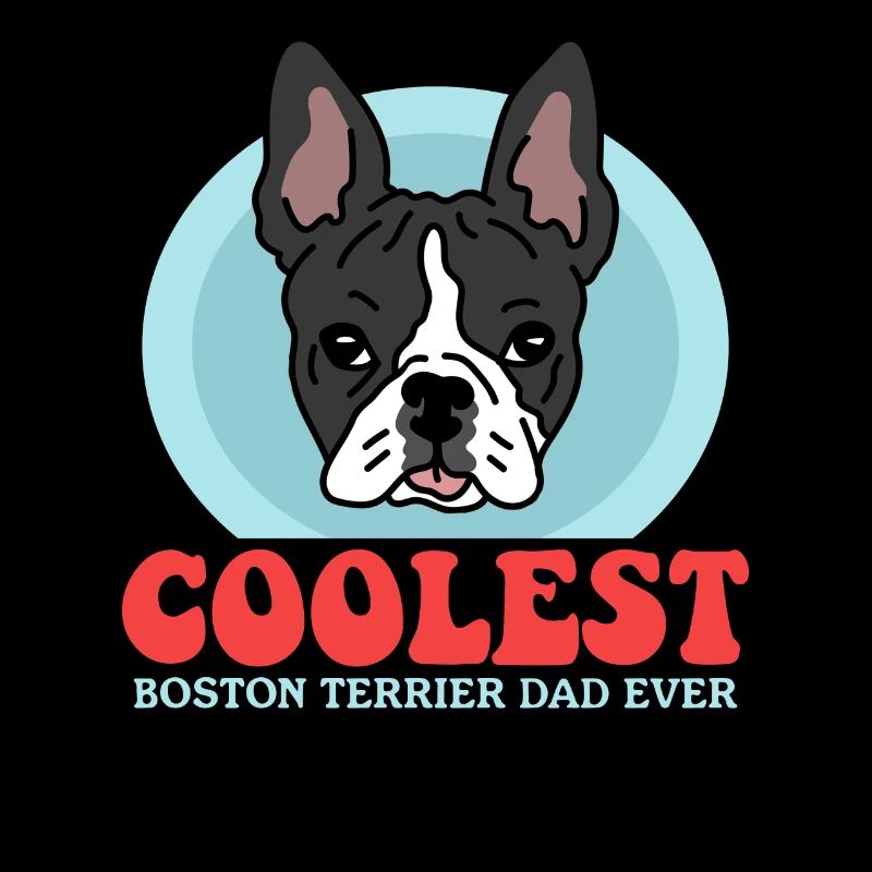 Boston Terrier Dad Bostie Hundebesitzer Geschenk