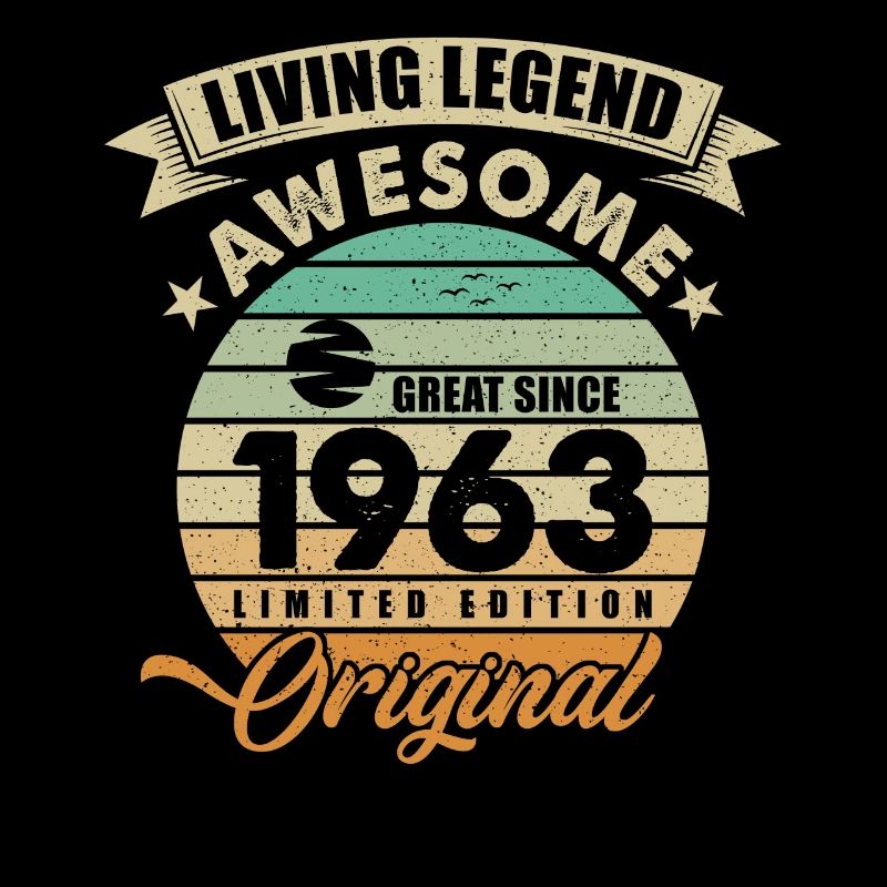 1963 Geburtstag Retro Orginal