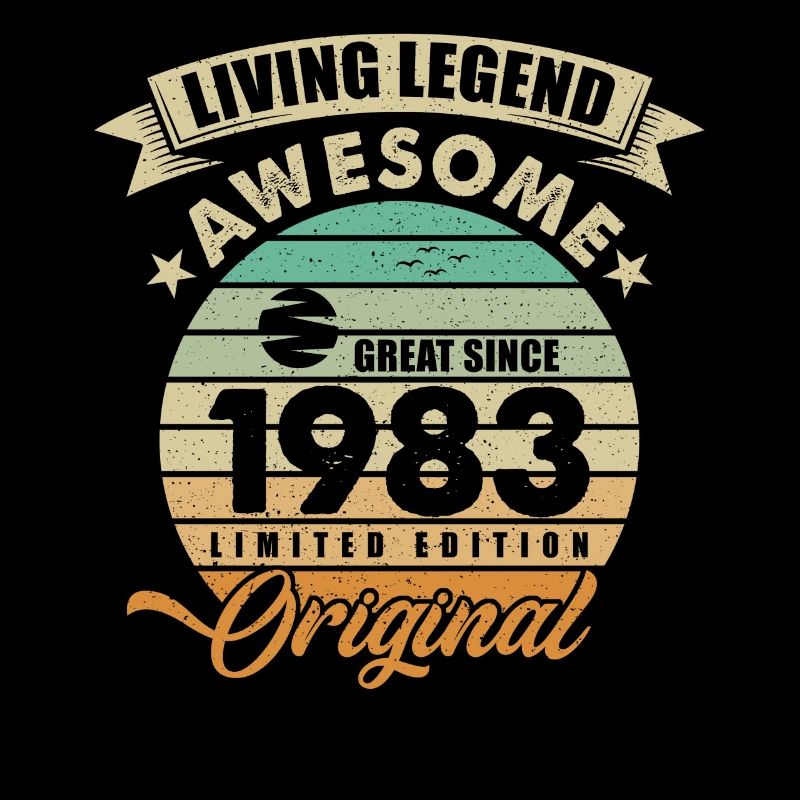 1983 Anniversaire Retro Orginal