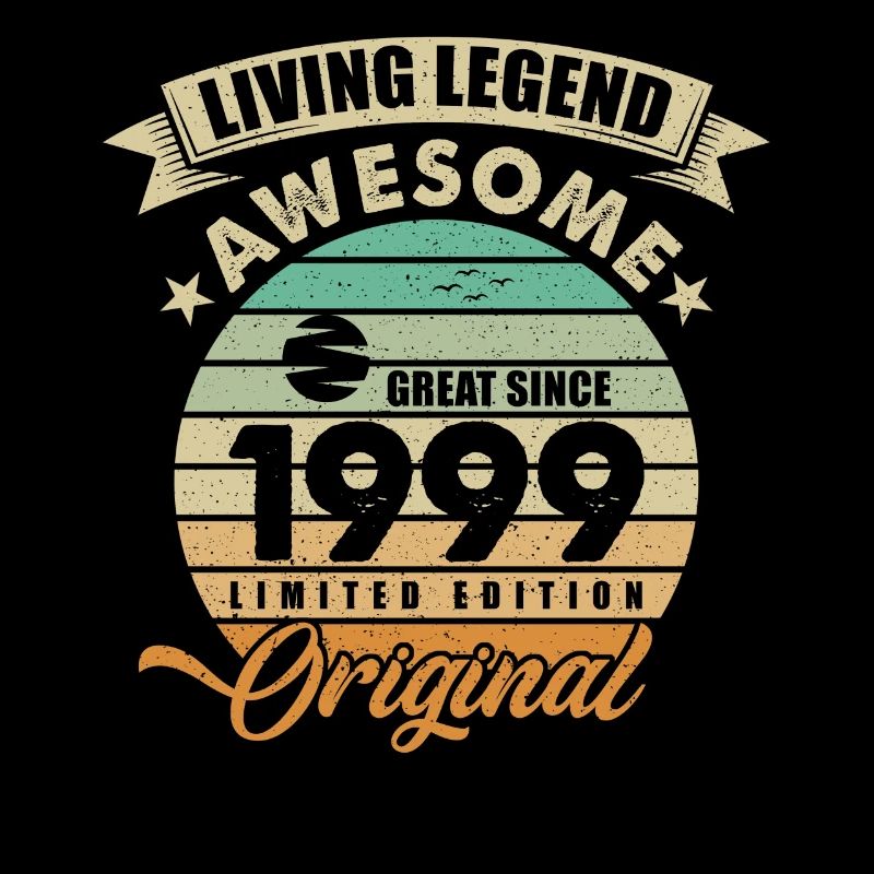 1999 Geburtstag Retro Orginal