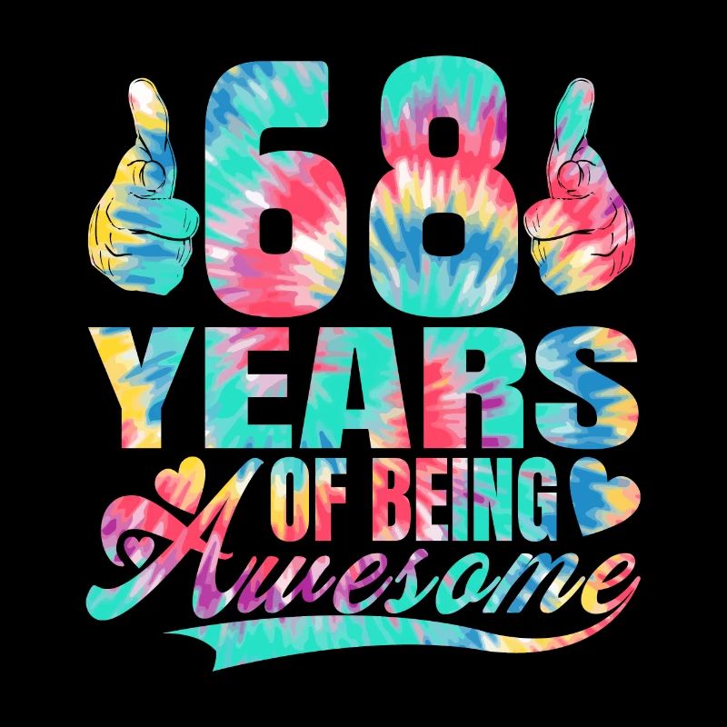 68e anniversaire ou anniversaire 68 ans d’existence