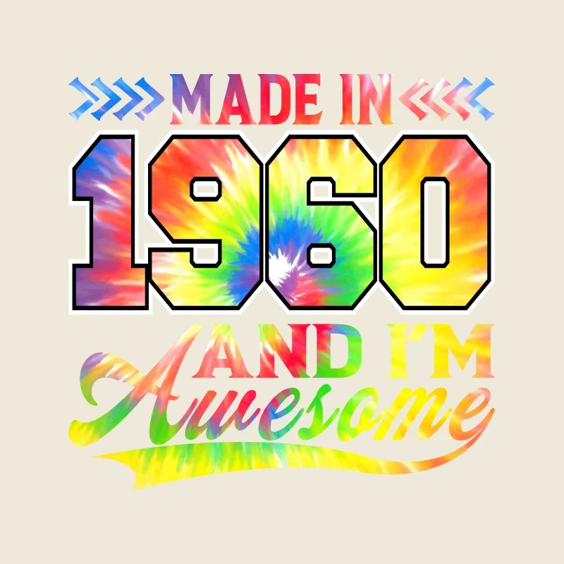 Made In 1960 And I'm Awesome Color Spectrum