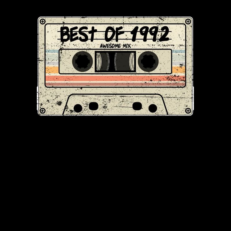 Le meilleur de 1992 Cassette Retro Tape