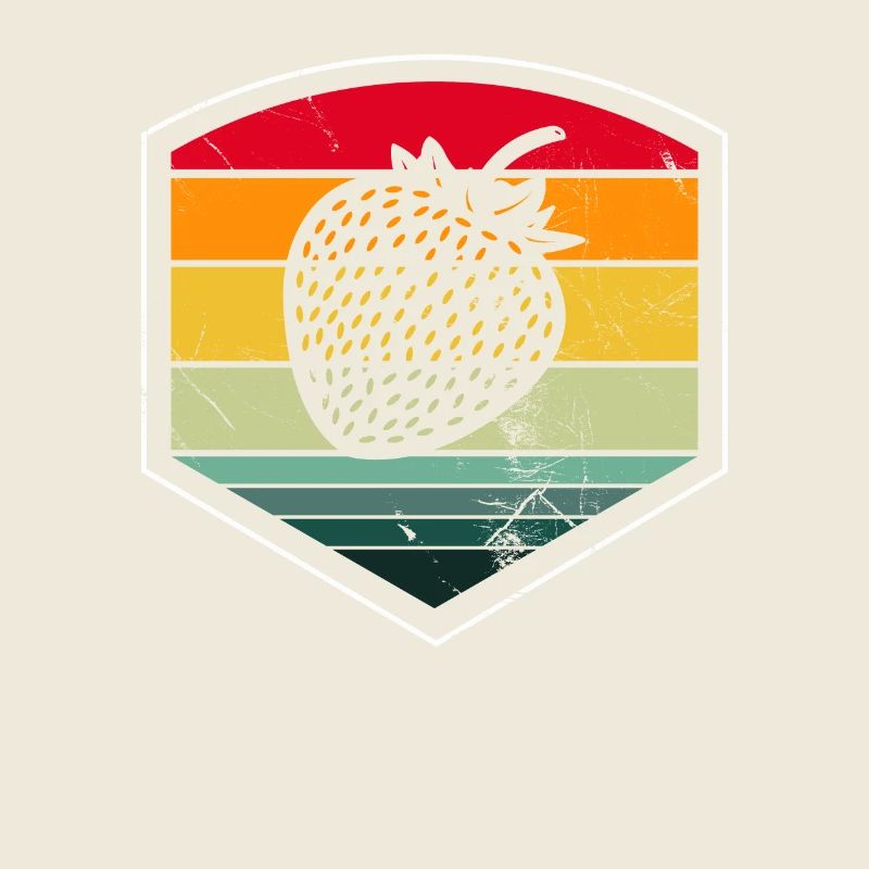 Strawberry Fruit Lover Retro Healthy Gift idea