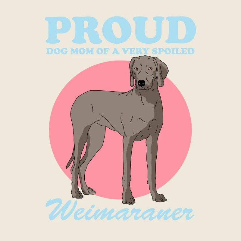 Weimaraner Maman Chien Propriétaire De Chien Cadeau
