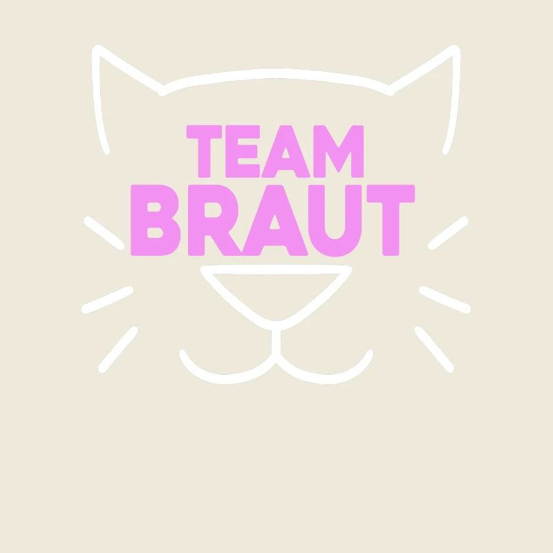 Team Braut Hochzeitsfeier Katze