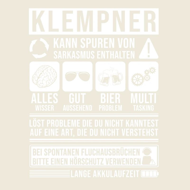 Klempner Spruch lustig