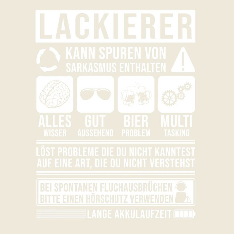 Lackierer Spruch lustig
